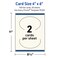 Avery Printable Oval Flat Cards, Sure Feed Technology, 4" x 6", Matte Ivory Cardstock, Print-to-The-Edge, Laser/Inkjet Printable, 20 Total, Great for Product Branding, Marketing, and More